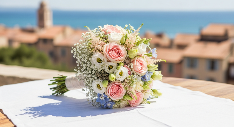 Achat de bouquets de mariée et décoration florale complète pour votre événement privé à Bandol