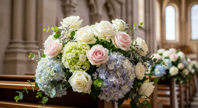 Fleuriste événementiel pour décoration de cérémonie et d’église pour mariage à Marseille (PACA)