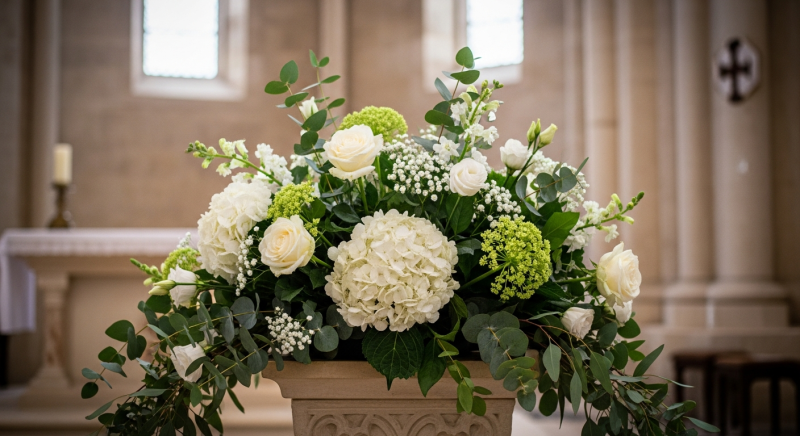 Fleuriste événementiel pour décoration de cérémonie et d’église pour mariage à Marseille (PACA)