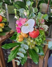 Notre zone d'activité pour ce service Fleuriste avec option de paiement à distance